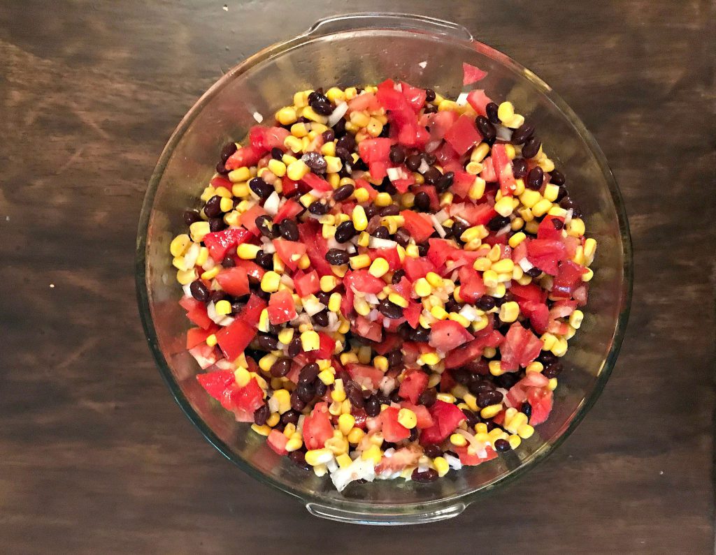 corn and bean salsa