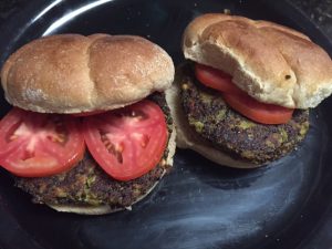 prepared burgers