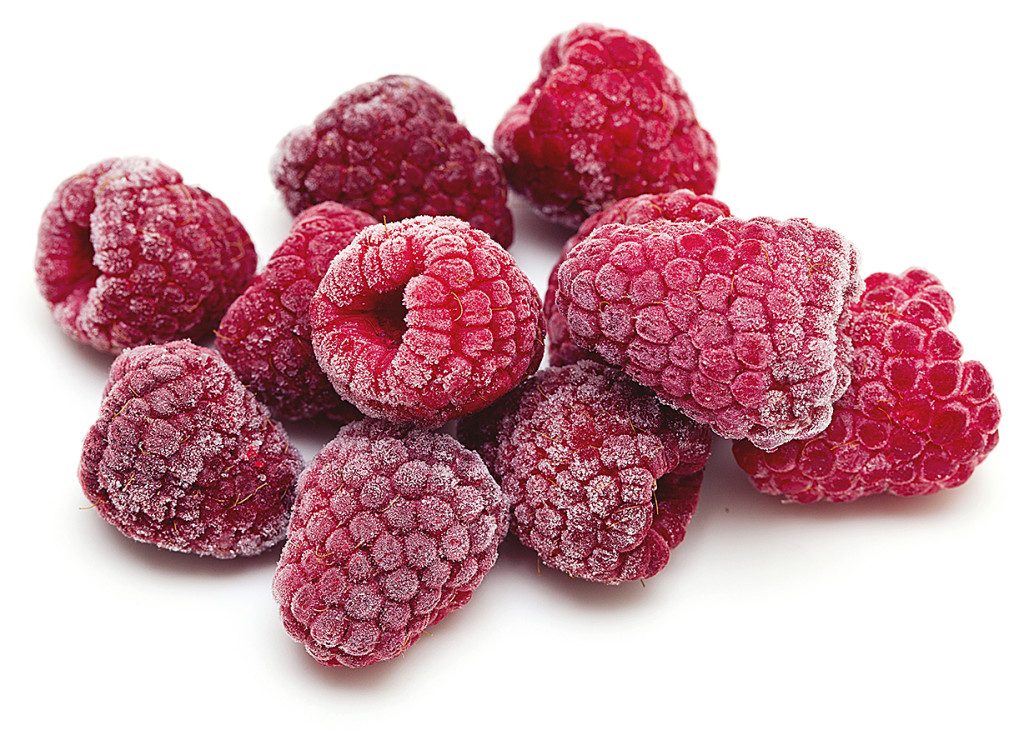 frozen raspberries