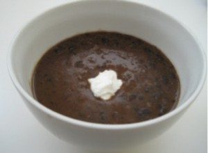 Black bean soup