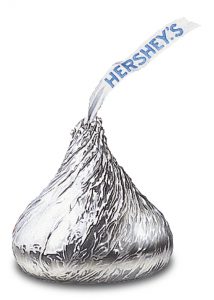 A single hersheys kiss