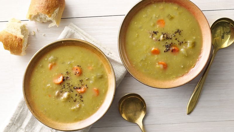 Vegan Yellow Split Pea Soup {easy, frugal}