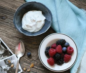 healthy green yogurt