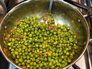 sauteed peas