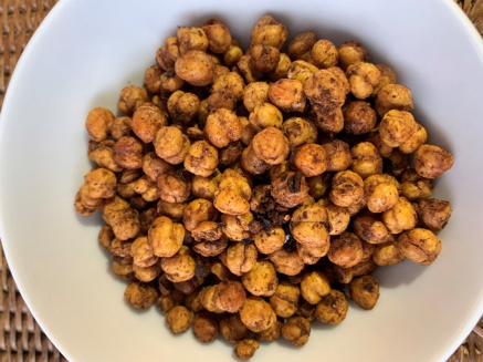 air fried chickpeas