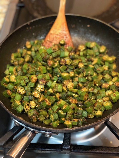 pan fried okra